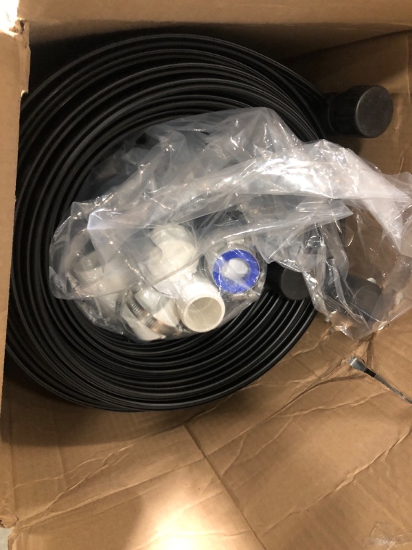 Photo 1 of SunHeater Pool Heating System – Solar Heater for Inground and Aboveground Made of Durable Polypropylene, Raises Temperature, 6-10°F, S240U Black