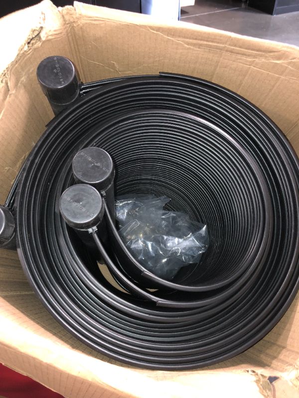 Photo 1 of SunHeater Pool Heating System – Solar Heater for Inground and Aboveground Made of Durable Polypropylene, Raises Temperature, 6-10°F, S240U Black