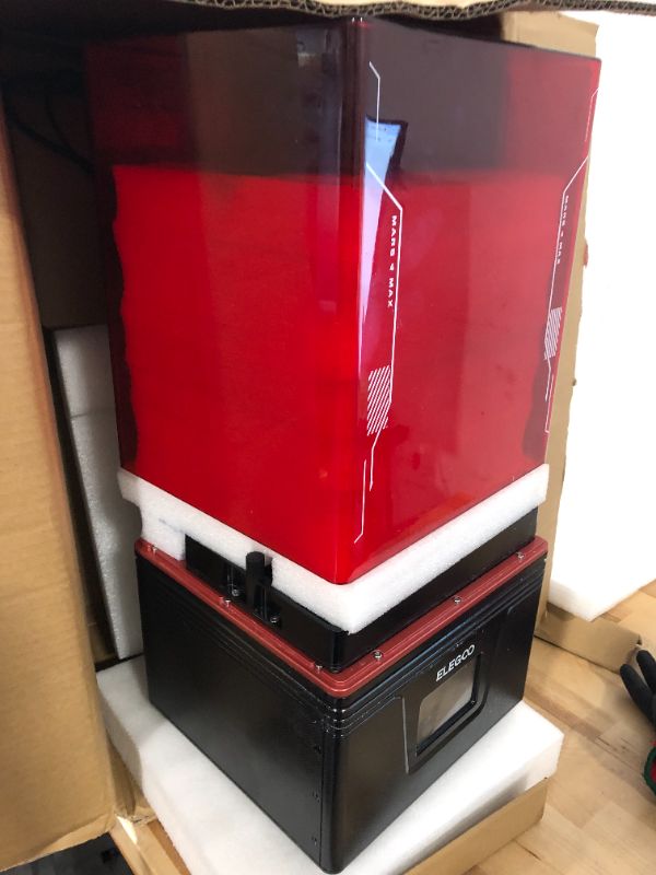 Photo 5 of ELEGOO Mars 4 Max MSLA 3D Printer with 9.1-inch 6K Monochrome LCD, Double Cooling Fans, Multiple Print Modes, Printing Size of 7.71x4.81x5.9 in³
