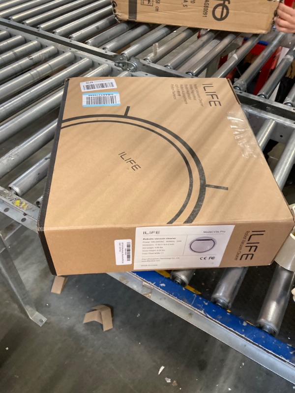 Photo 2 of ***FOR PARTS ONLY - ALL SALES ARE FINAL***
ILIFE V3s Pro Robot Vacuum Cleaner, Tangle-free Suction , Slim, Automatic Self-Charging Robotic Vacuum Cleaner, Daily Schedule Cleaning, Ideal For Pet Hair?Hard Floor and Low Pile Carpet,Pearl White
