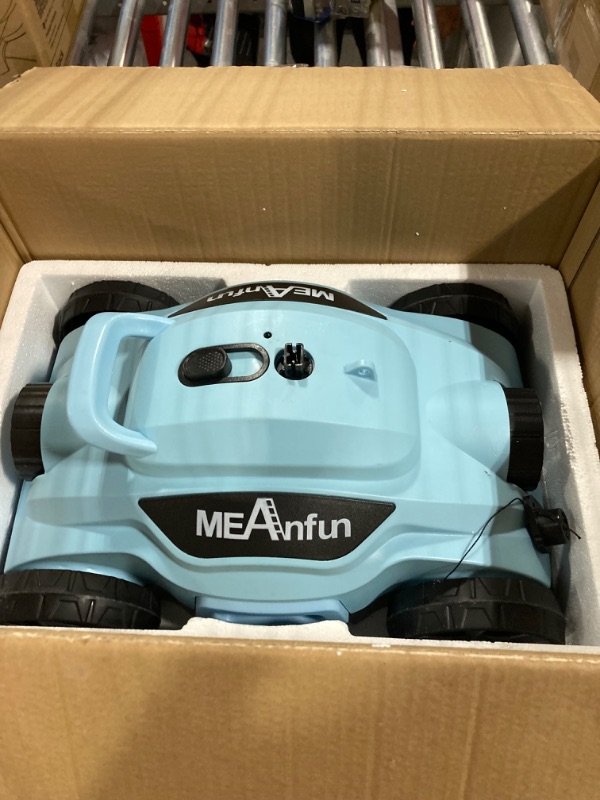 Photo 1 of 2024 New Cordless Robotic Pool Vacuum Cleaner, Last 110 Mins & Clean 1076 Sq. Ft for Above Ground and Inground Pool Robot - 5800mah Automatic Parking Pools Cleaning Tools