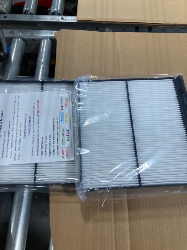 Photo 1 of 2 Pack BW931 Premium Cabin Air Filter for Subaru Forester (2019-2023), WRX (2022-2023), Replacement for 72880-FL000. (White)