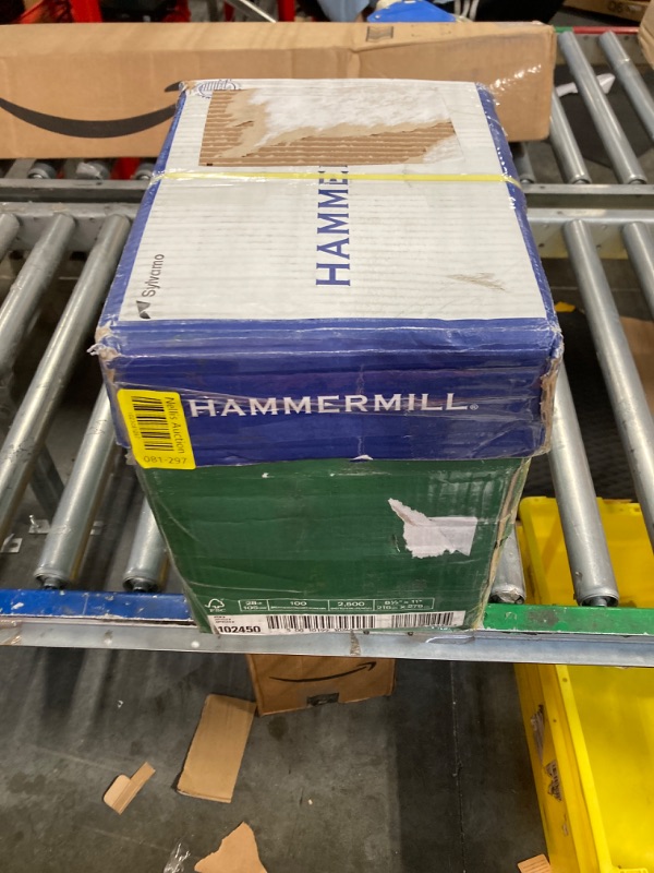 Photo 2 of COMPATIBLE WITH Hammermill® Copy Paper, 100 Brightness, 28lb, 8-1/2 x 11, Photo W 010199102454