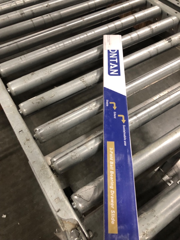 Photo 1 of 1 Pair 18 inch Soft Close Drawer Slides Heavy Duty Drawer Slides, Full Extension Ball Bearing Side Mount Drawer Slides for Dresser, Kicthen 100lb Capacity Drawer Runners 18 Inch 1