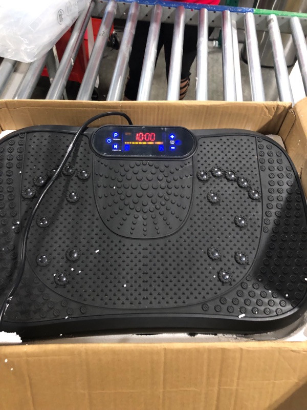 Photo 3 of *** NOT FUNCTIONAL**** SELLING AS PARTS***
AXV Vibration Plate Exercise Machine Whole Body Workout Vibrate Fitness Platform Lymphatic Drainage Machine for Weight Loss Shaping Toning Wellness Home Gyms Workout SLIM-BLACK