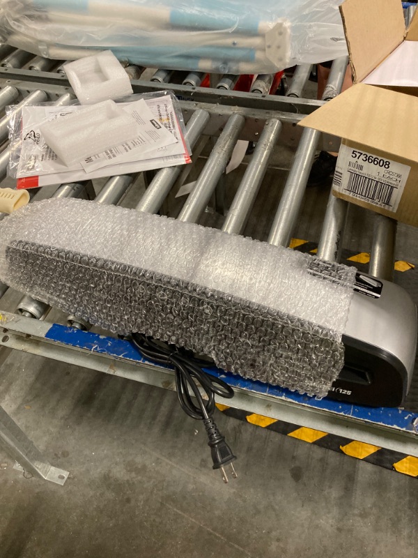 Photo 1 of Fellowes Saturn 3i 125 Thermal Laminator Machine with Self-Adhesive Laminating Pouch Starter Kit, 12.5 inch (5736606) 12.5 Inch Laminator