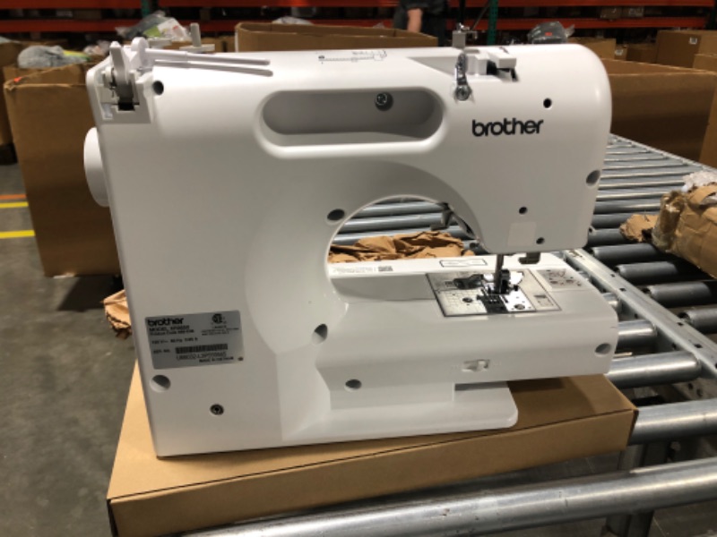 Photo 3 of ***USED*** 
Brother XR9550 Sewing and Quilting Machine, Computerized, 165 Built-in Stitches, LCD Display, Wide Table, 8 Included Presser Feet, 20x12x17, White XR9550 - New Model Machine