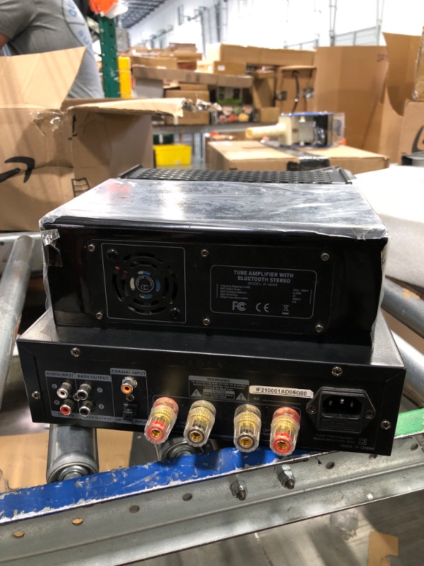 Photo 1 of INFI Audio Hybrid Class AB Tube Amplifier 6N3/6H3N Power Amp with Bluetooth Home Audio HiFi Stereo Receiver Integrated Amp AUX Bluetooth USB Optical Coaxial for Home Theater AD05 black