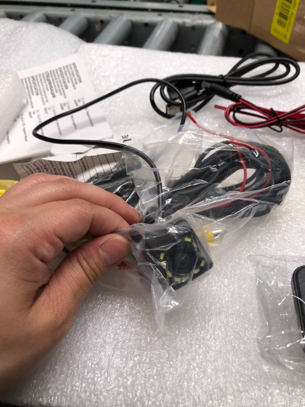 Photo 5 of ***MISSING WIRING HARNESS** 

[Wireless] Double Din Car Stereo with Wireless Apple CarPlay and Android Auto, 7 Inch LCD Touchscreen RDS FM/AM Vehicle Radio with Type-C Phone Charge, Bluetooth, Mirror-Link, Waterproof Backup Camera