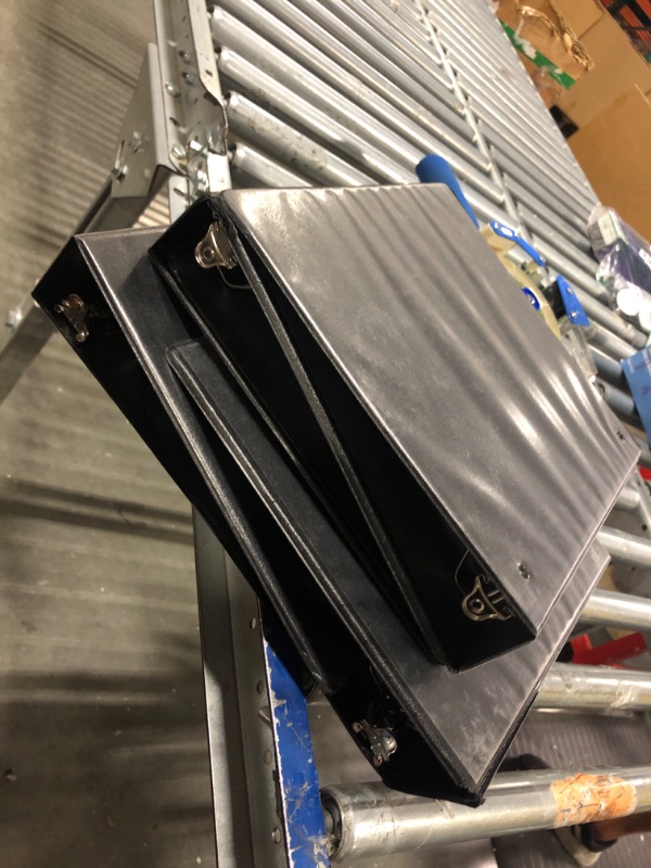 Photo 1 of 4 Pack Black Binders