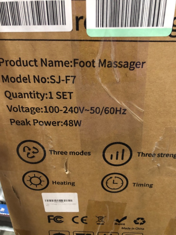Photo 1 of Foot Massager Machine, Deep Kneading Shiatsu Feet Massager with Heat, Roller and Timer, Foot Massager for Plantar Fasciitis, Neuropathy, Circulation and Pain Relief, Gifts for Women Men, up to Size 12