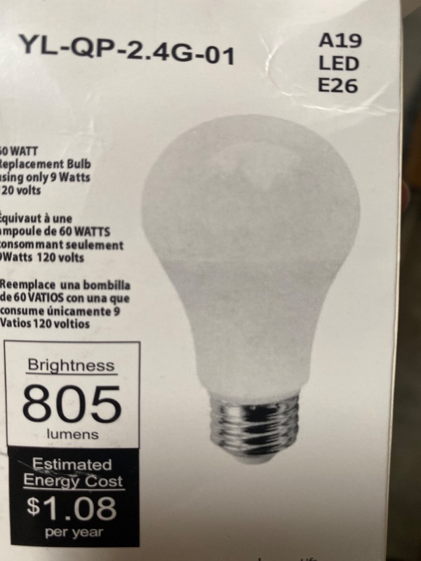 Photo 1 of 2 dimmable light bulbs 