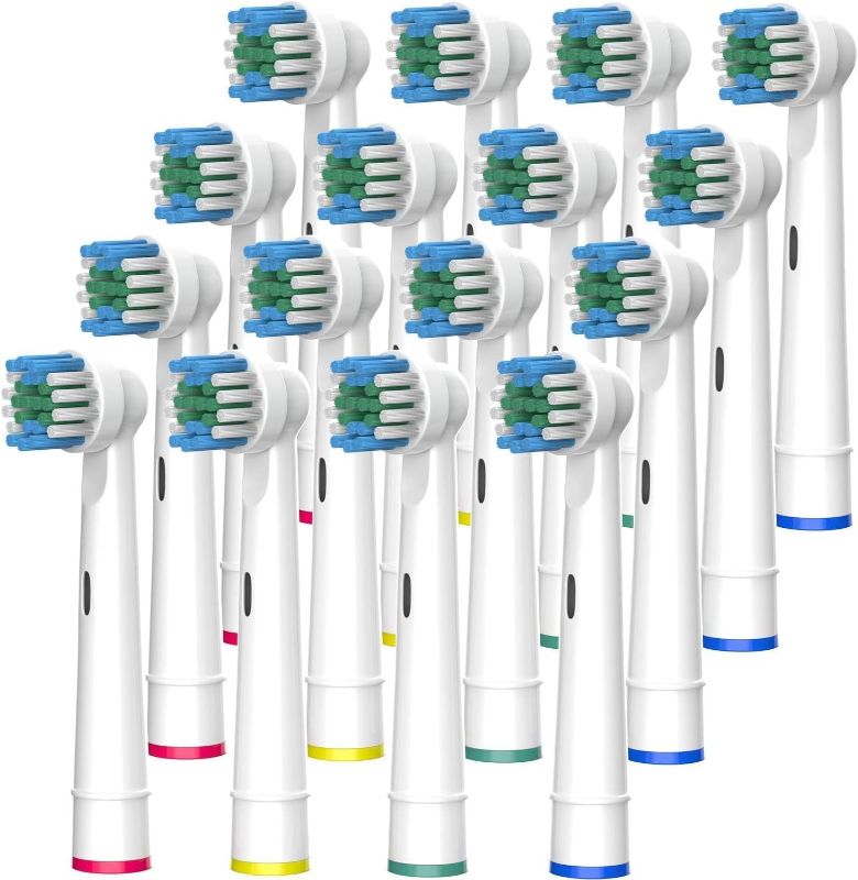 Photo 1 of Electric Toothbrush Replacement Heads 16 Pack/Compatible Oral B Braun Replacement Brush Heads/Compatible Oral B Replacement Brush Heads