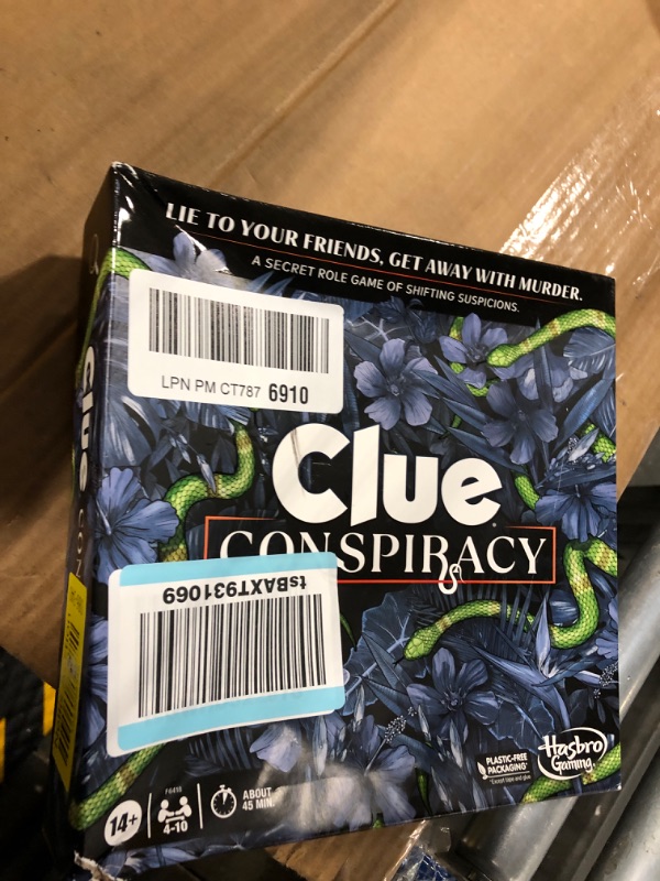 Photo 2 of Clue Conspiracy Board Game for Adults and Teens, Great Halloween Party Game, Secret Role Strategy Games, Ages 14+, 4-10 Players, 45 Minutes, Mystery & Party Games