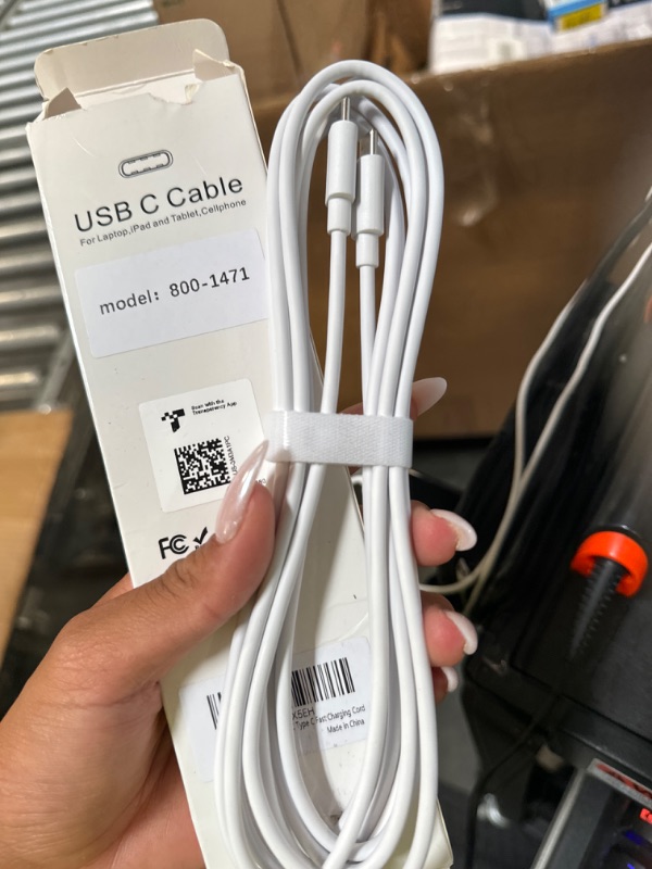 Photo 2 of 10ft USB C to USB C Cable for iPad Pro 12.9 11 inch, iPad Air 5 4, Mini 6, MacBook Air MacBook Pro Charger, Google Pixel 7 6 Pro, Samsung Galaxy, LG, Premium Wire Core, USBC Type C Fast Charging Cord 10ft 1