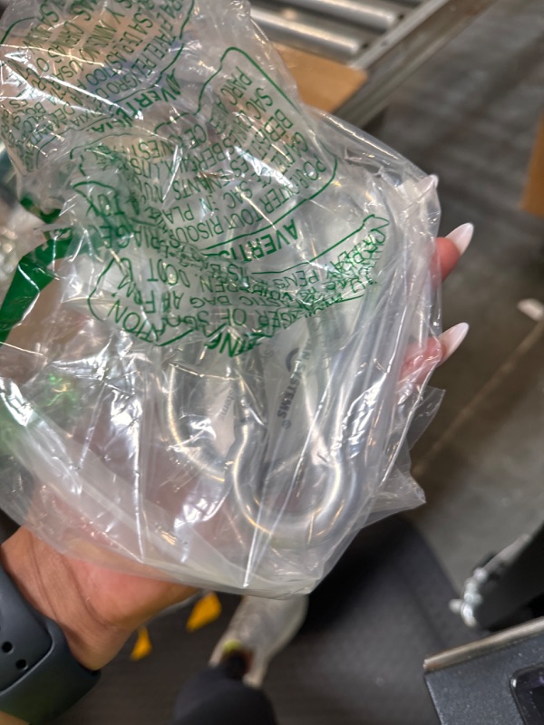 Photo 1 of SHONAN Heavy Duty Carabiner Clips- Large Stainless Steel Spring Snap Hook, Locking Carabiners for Home Gym, Swing, Hammock, Lifting and Hanging 5.5 Inch, 2 pack