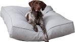 Photo 1 of  Large (48 x 36 in.) Heather Rectangle Indoor/Outdoor Pillow Style Dog Bed