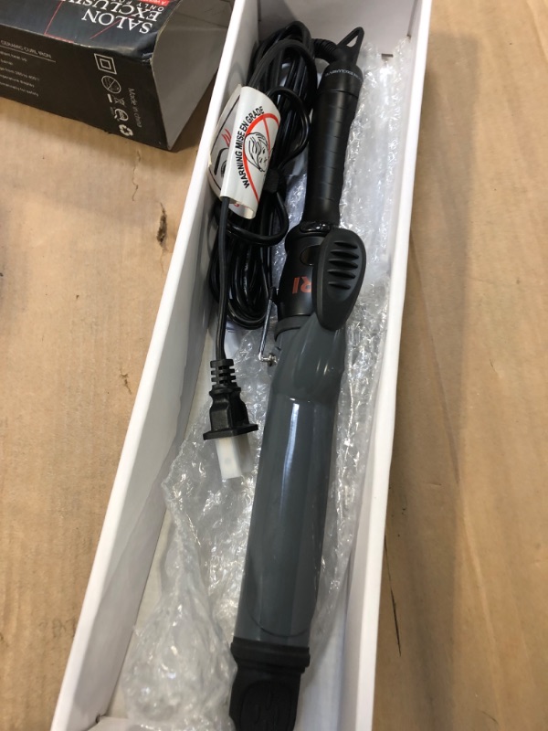 Photo 1 of 1 Inch Ceramic Curling Iron Professional Curling,Temperature Adjustment Curler with Digital display Instant Heat Up Hair Curler for Traveling ,Dual Voltage