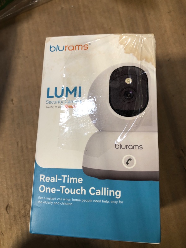 Photo 1 of blurams Indoor Security Camera 2K, Home Security Camera for Dog/Baby Monitor/Elder with Two-Way Talk White