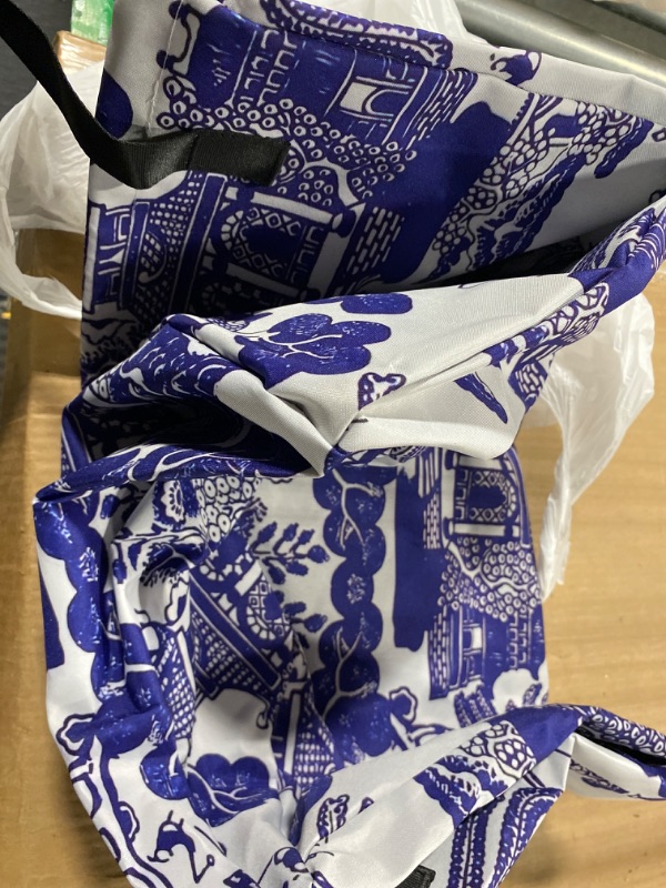 Photo 1 of Blue decorated canvas bag 