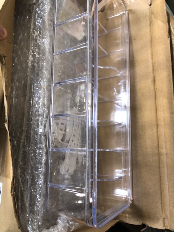 Photo 1 of 10 Pcs Plastic Planter Liners Clear Rectangular Plastic Liners for Flower Box Planter Window Box Planter 16.2" L x 3" W x 3.5" H for Indoor Outdoor Flower Arrangement Succulent Garden Windowsill Decor 16.7" L x 3.5" W x 3.5" H