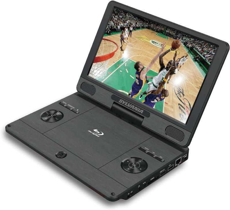 Photo 1 of NAVISKAUTO 17.9" Portable DVD Player with 15.6'' Large Screen Free Carry Bag Rechargeable Battery Support HDMI Input, 1080P Video, MP4, Sync Screen, Last Memory, AV in & Out, Region Free, USB