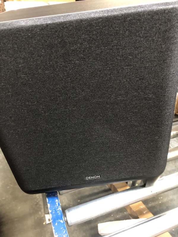 Photo 4 of Denon Home Subwoofer with HEOS Built-In, Deep, Powerful Bass, 8" Bass-Reflex Woofer, Pair with Denon Home Sound Bar 550, and Denon Home 150/250/350 Speakers or HEOS Speakers, Easy Installation Black 550 Denon Home Subwoofer