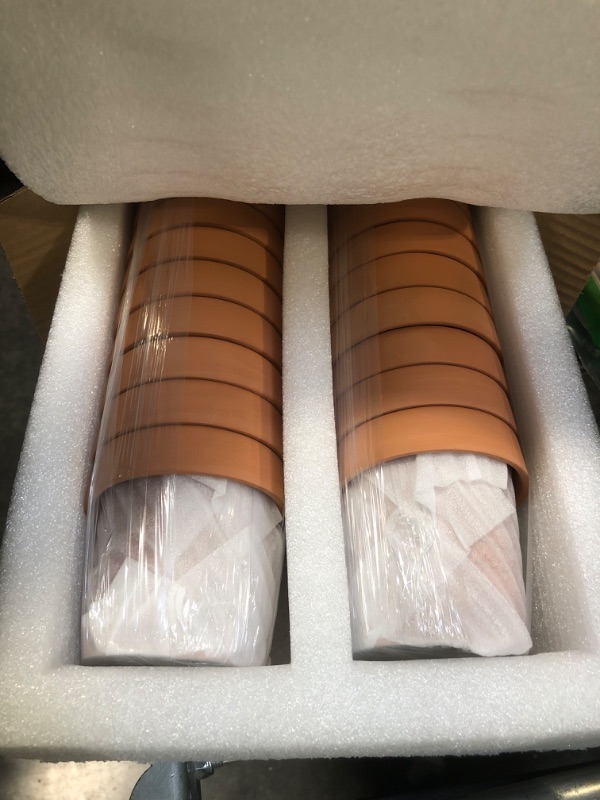 Photo 1 of TKSCUSR 3 Inch Terracotta Pots with Saucer-20 Pack?Cactus Terra Cotta Flower Pots with Drainage?Succulent Nursery Clay Pots Great for Plants,DIY Crafts, Wedding Favor