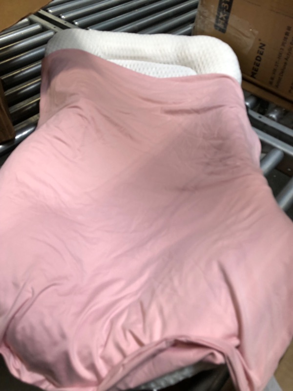 Photo 1 of Baby Lounger,Baby Lounger Pillow,Newborn Lounger,Lounger for Baby,Baby Lounger Newborn Lounger - Newborn Lounger for 0-12 Months (Light Pink)