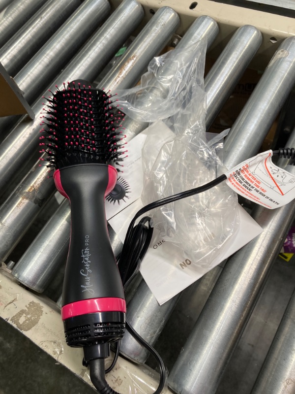 Photo 2 of ***DAMAGE BOX*** Hair Brush Blow Dryer Brush in One, 4 in 1 Styling Tools, Hair Blow Dryer with ION Generator, and Ceramic Coating for Fast Drying, Perfect One Step Hair Dryer and Volumizer for All Hair Types