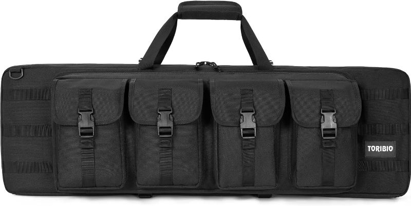 Photo 1 of (36X12'') TORIBIO Double Rifle Case Soft Bag 36" 42" 48'' Gun Case Tactical for Rifle Pistol Firearm Storage, Transportation and Hunting Shooting Range, Rifle Backpack