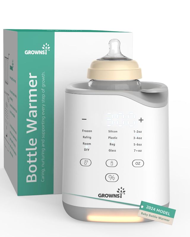 Photo 1 of ***image similar to the ORIGINAL*** Bottle Warmer, 2024 Fast Baby Bottle Warmer for Breastmilk & Formula, Smart Temperature Control, with Timer, Thaw, Food Heater, Night Light, Calentador De Biberones for All Bottles
