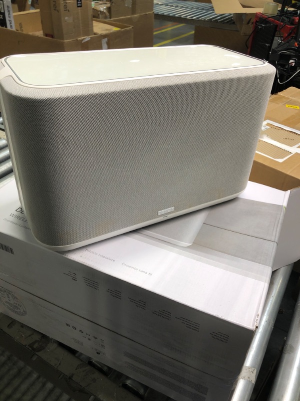 Photo 3 of Denon Home 350 Wireless Speaker (2020 Model), HEOS Built-in, Alexa Built-in, AirPlay 2, and Bluetooth, Compact Design, White White 350 Home 350