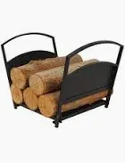 Photo 1 of Fireplace Log Holder Folding Firewood Rack,Stacking Rack,Storage Rack for Firewood, Indoor, Outdoor,Heavy Duty Steel