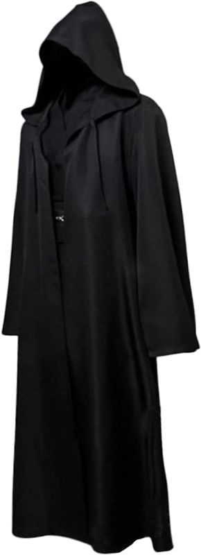 Photo 1 of GraduationMall Adult Sith Robe Halloween Jedi Hooded Cloak Knight Darth Sidious Cosplay Costume (XL)