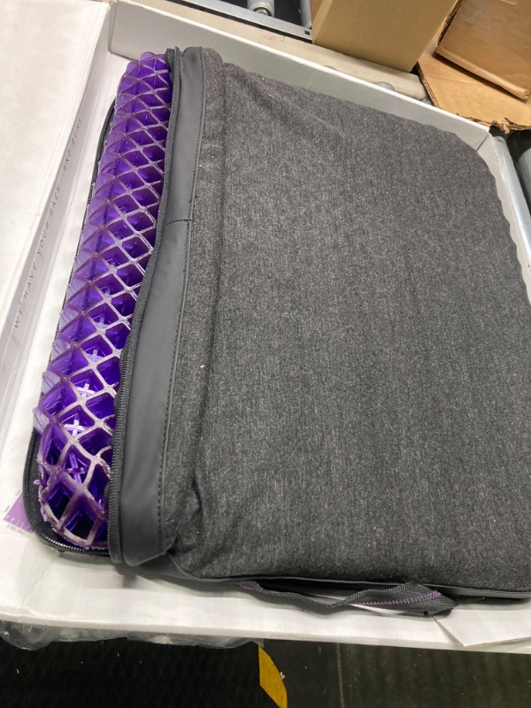 Photo 3 of Purple Royal Seat Cushion - Seat Cushion for The Car Or Office Chair - Temperature Neutral Grid