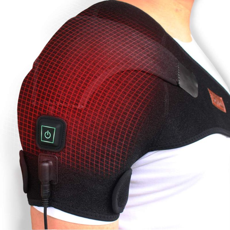 Photo 1 of ***product similar to the original photo*** CREATRILL Heated Shoulder Wrap, 3 Heat Settings, Heating Pad Support Brace for Rotator Cuff, Joint Capsule & Biceps Tendon Injury, Frozen Shoulder, Shoulder Dislocation or Muscles Pain Relief
