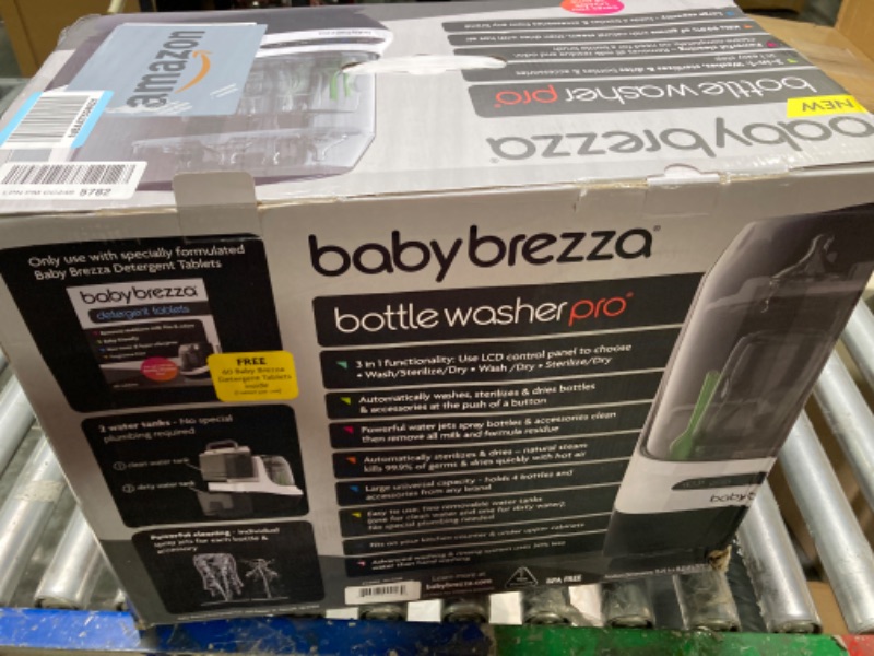 Photo 2 of Baby Brezza Bottle Washer Pro - Baby Bottle Washer, Sterilizer + Dryer - All in One Bottle Cleaner Machine Replaces Tedious Bottle Brushes and Hand Washing