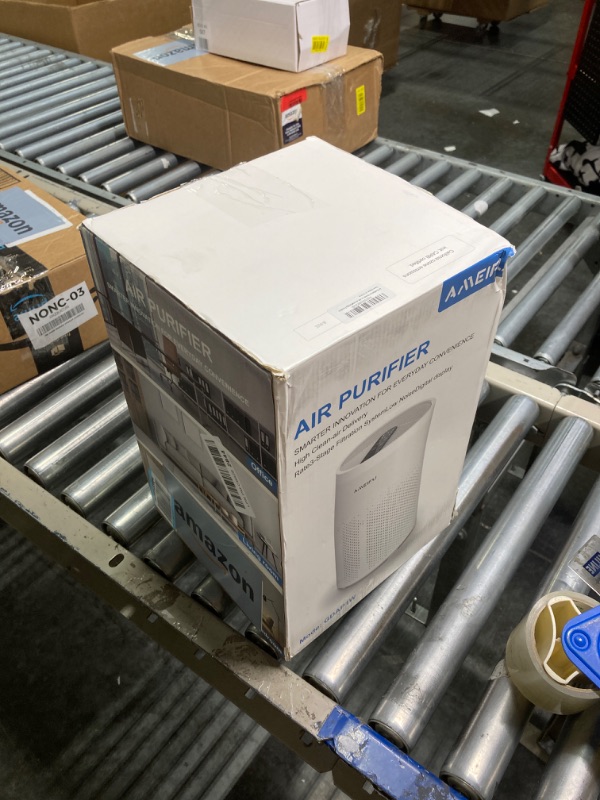 Photo 1 of Air Purifiers for Home Large Room up to 1350ft², AMEIFU Upgrade Large Size H13 Hepa Bedroom Air Purifier for Wildfire,Pets Dander with 3 Fan Speeds, Filter Replacement Reminder, Aromatherapy Function White