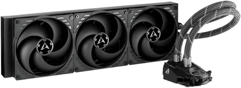 Photo 1 of ARCTIC Liquid Freezer II 420 - Multi Compatible CPU AIO Water Cooler, Efficient PWM Controlled Pump, Fan Speed: 200-1700 RPM (Controlled via PWM), LGA1700 Compatible - Black