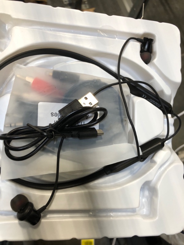 Photo 1 of HomeSpot Wireless Neckband Headphones for TV Watching with Bluetooth 5.3 aptX LL Transmitter No Delay Lightweight High Volume Ideal for Seniors 3.5mm Aux RCA TOSLINK Optical
