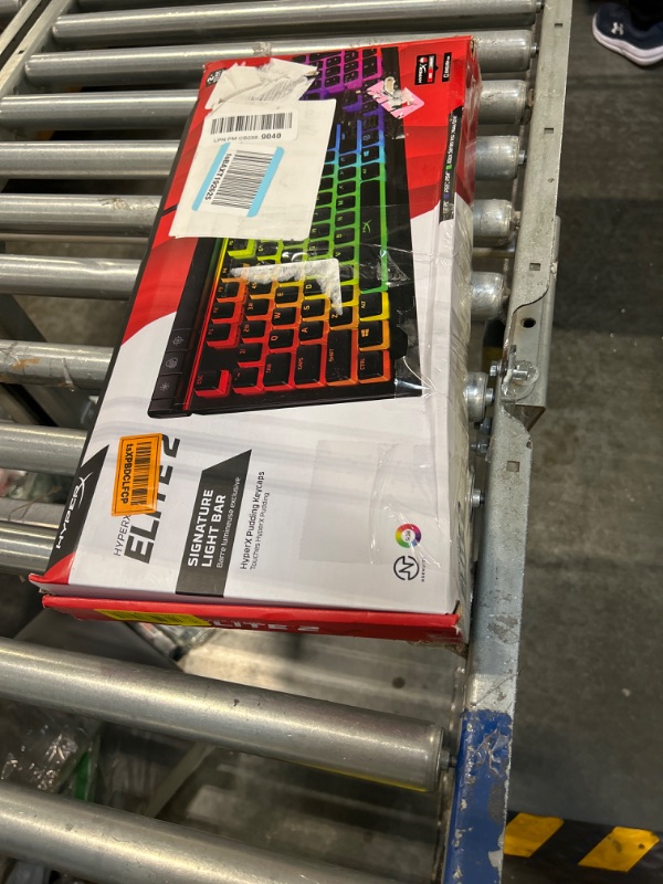 Photo 3 of HyperX Alloy Elite 2 – Mechanical Gaming Keyboard, Software-Controlled Light & Macro Customization, ABS Pudding Keycaps, Media Controls, RGB LED Backlit, HyperX Red & Pulsefire Haste – Gaming Mouse Keyboard + Pulsefire Haste Gaming Mouse