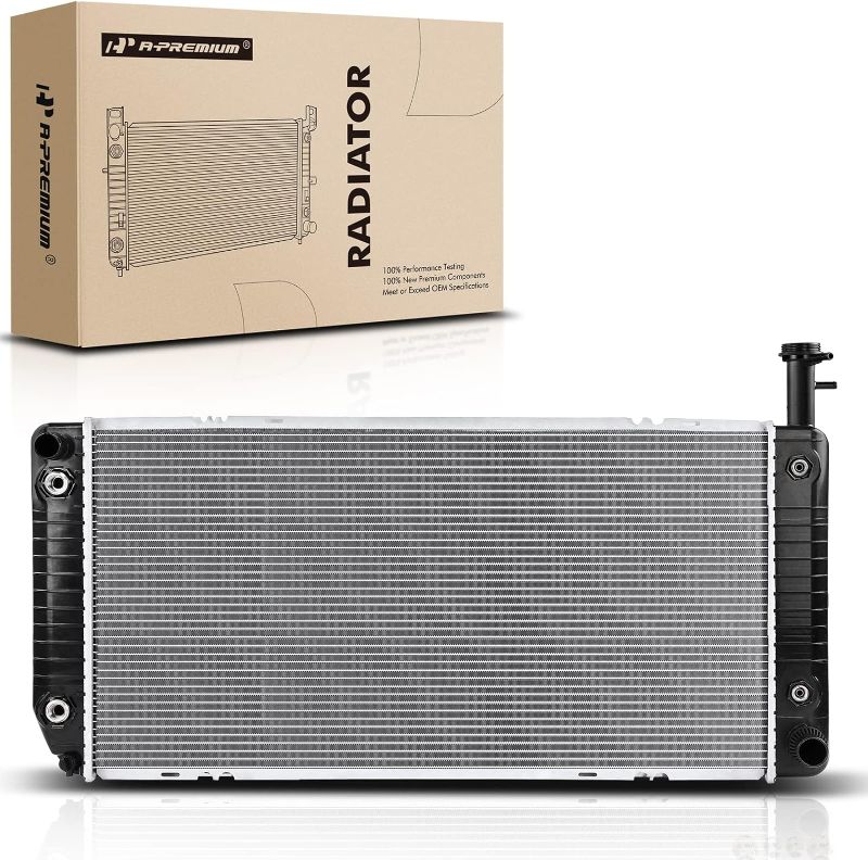 Photo 1 of A-Premium Engine Coolant Radiator Assembly w/Transmission Oil Cooler Compatible with Chevy Express 2500 3500 4500 Cargo Pasajeros & GMC Savana 2500 3500, 4.8L 6.0L V8 Engine, Automatic Trans.