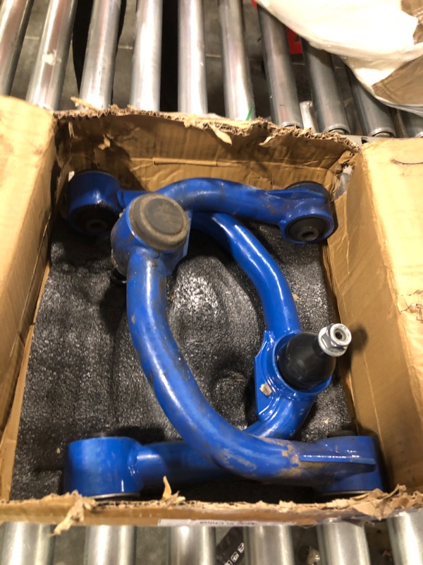 Photo 3 of Front Upper Control Arms for 2004-2024 F150 2WD 4WD with Ball Joint, 2-4" Lift 2 PCS Blue Tubular Suspension kit Adjustable Control Arm, Replace OEM Factory Suspension Arms