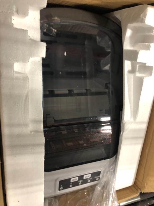 Photo 4 of ***FOR PARTS ONLY ***
FRIGIDAIRE EFIC189-Silver Compact Ice Maker, 26 lb per Day, Silver (Packaging May Vary) Silver Ice Maker