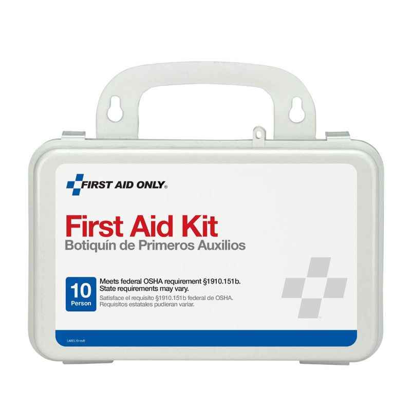 Photo 1 of First Aid Only 6060 10-Person Emergency First Aid Kit for Office, Home, and Worksites, 57 Pieces
***stock photo similar***