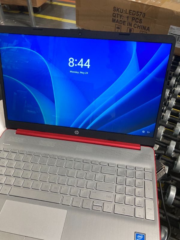 Photo 6 of HP 15.6” HD Student Laptop, Intel Pentium Silver N5030, 16GB RAM, 512GB PCIe SSD, Intel UHD Graphics, HD Webcam, Numpad, Wi-Fi 5, Bluetooth, Win 10 S, Red, 32GB Snowbell USB Card****USED****
