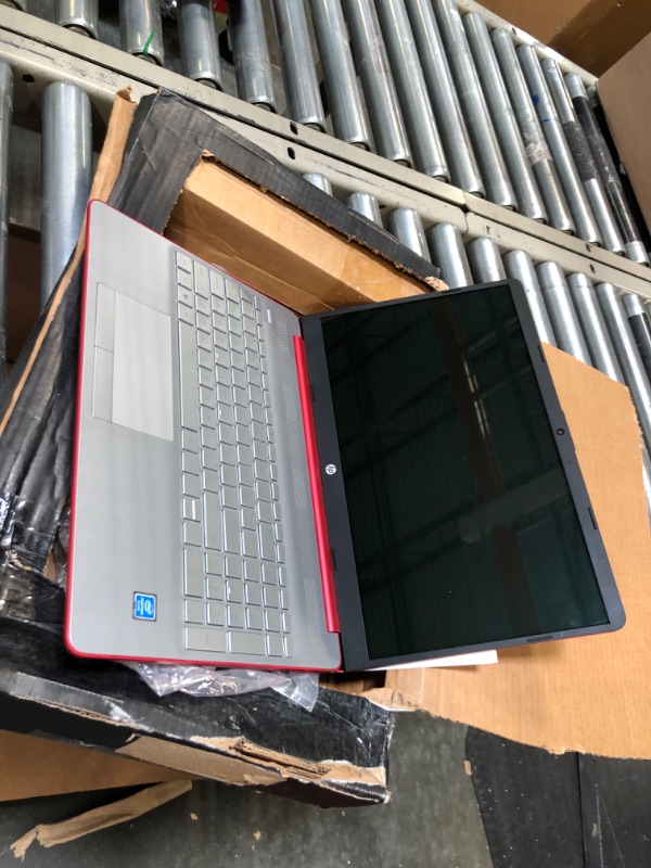 Photo 3 of HP 15.6” HD Student Laptop, Intel Pentium Silver N5030, 16GB RAM, 512GB PCIe SSD, Intel UHD Graphics, HD Webcam, Numpad, Wi-Fi 5, Bluetooth, Win 10 S, Red, 32GB Snowbell USB Card****USED****
