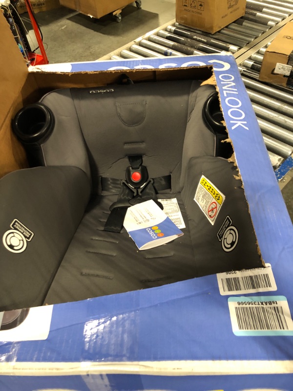 Photo 3 of Cosco Onlook 2-in-1 Convertible Car Seat, Rear-Facing 5-40 pounds and Forward-Facing 22-40 pounds and up to 43 inches, Black Arrows