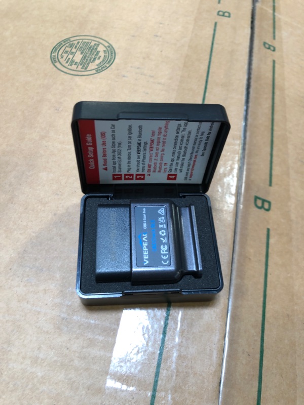 Photo 1 of Veepeak OBDCheck BLE Bluetooth OBD II Scanner Auto Diagnostic Scan Tool for iOS & Android, Bluetooth 4.0 Car Check Engine Light Code Reader